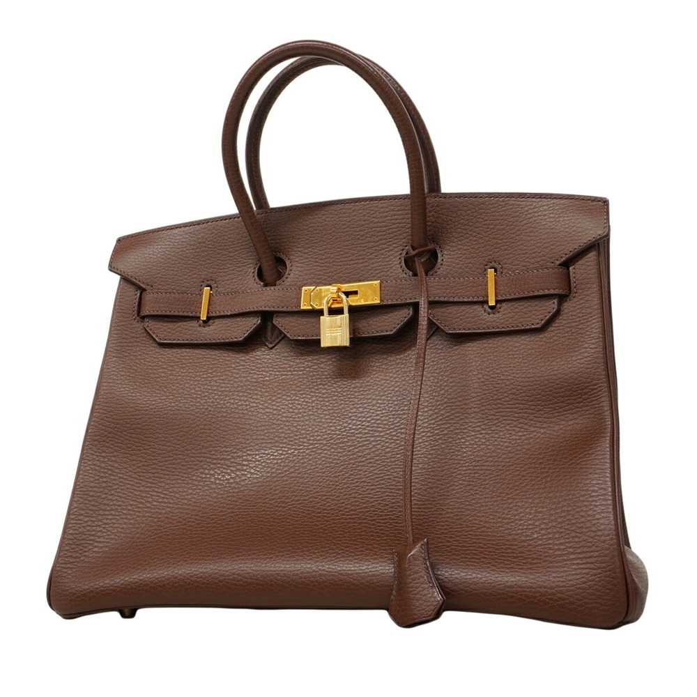 Hermes Birkin 35 Handbag, Ardennes Marron, □F stamp, Ladies' P2688510